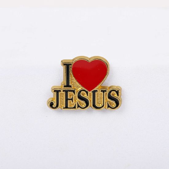 Picture of Pin Enamel I Heart Jesus PK3