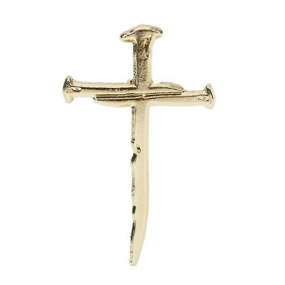 Picture of Pin Enamel Cross of Nails PK3