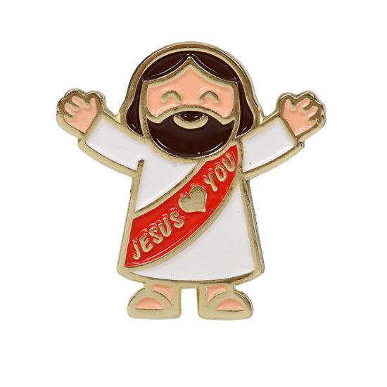 Picture of Pin Enamel Jesus Loves You PK3