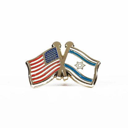 Picture of Lapel Pin Israel/American Flag PK6