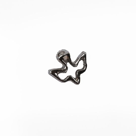 Picture of Lapel Pin Small Open Dove Silver PK6