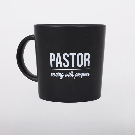 Picture of Mug Pastor Serving Black 12 OZ