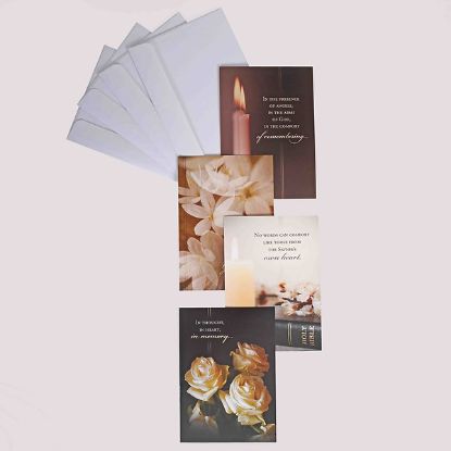 Picture of Boxed Cards Sympathy in God's Arms 12CT