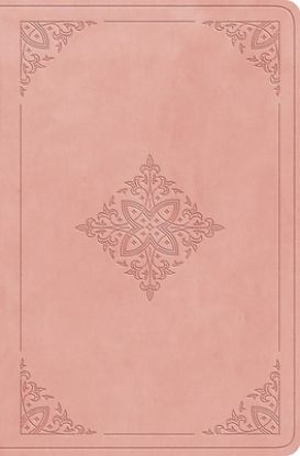 Picture of ESV Value Compact Bible (Trutone, Blush Rose, Fleur-De-Lis Design)