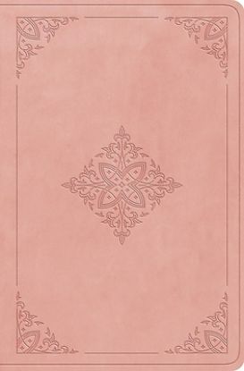 Picture of ESV Value Compact Bible, Red Letter (Trutone, Blush Rose, Fleur-De-Lis Design)