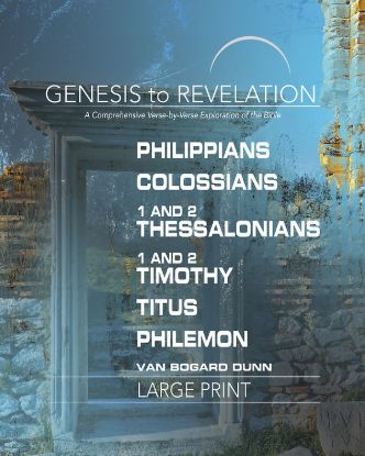 Picture of Genesis to Revelation Philippians Colossians 1-2 Thessalonians Participant