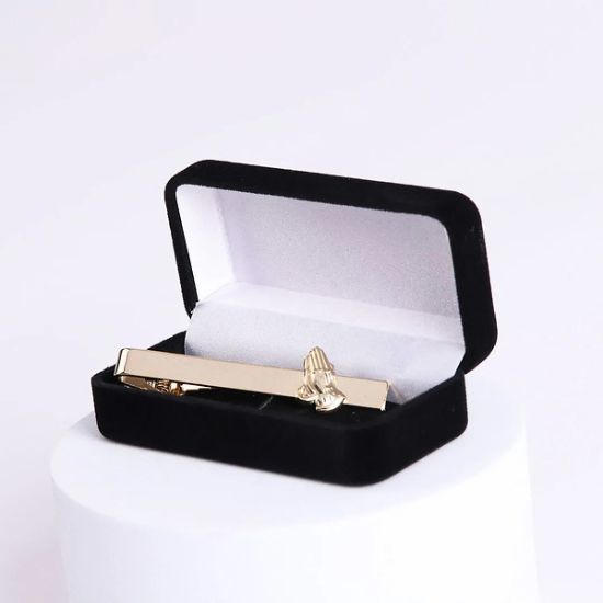 Picture of Praying Hands Gold Tie Bar