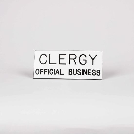 Picture of Sign Clergy Official Business