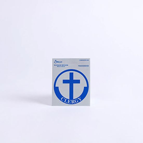 Picture of Bumper Sticker Clergy Reflective