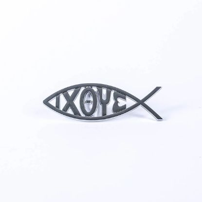 Picture of Silver IXOYE Fish Auto Emblem