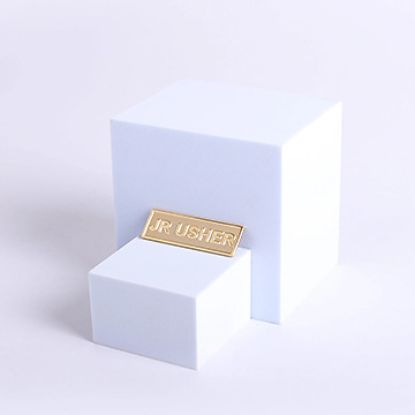 Picture of Gold Metal Junior Usher Pin-On Badge