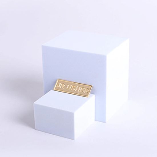Picture of Gold Metal Junior Usher Pin-On Badge