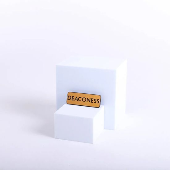 Picture of Contemporary Engraved Gold Deaconess Badge