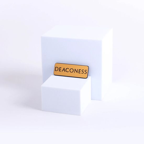 Picture of Contemporary Engraved Gold Deaconess Badge