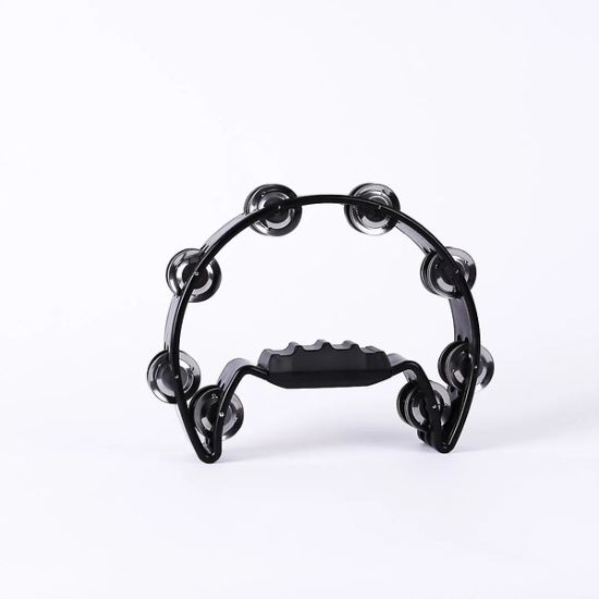 Picture of Half Moon Double Row Tambourine - Black