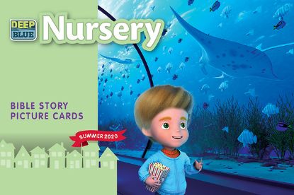 Picture of Deep Blue Nursery Bible Story Picture Cards Summer PDF Download