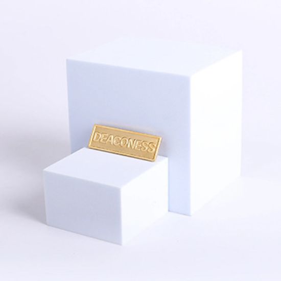 Picture of Gold Metal Deaconess Pin-On Badge