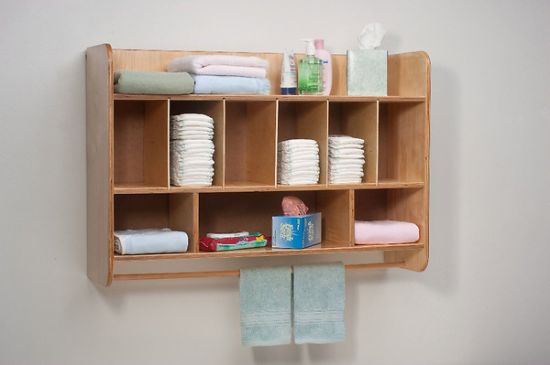 Picture of Whitney Brothers WB4646 Wall Mounted Diaper Storage