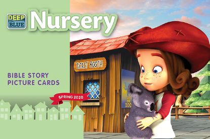 Picture of Deep Blue Nursery Bible Story Picture Cards Spring PDF Download