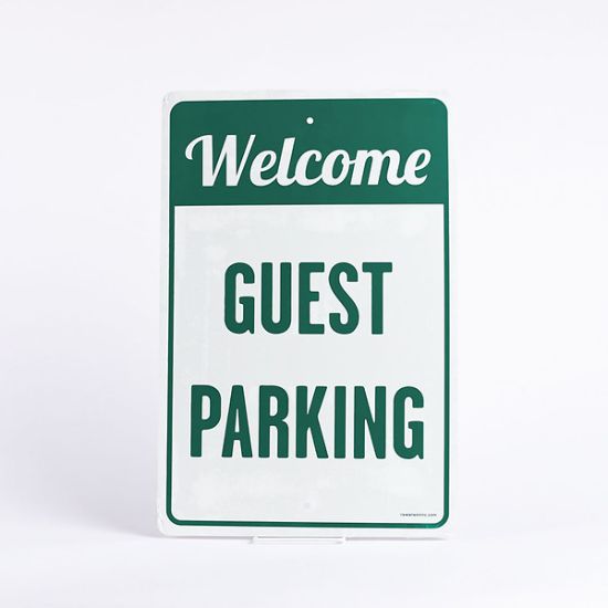 Picture of Welcome Guest Parking Sign