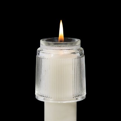 Picture of Glass Heat Resistant Follower for Wax Candles