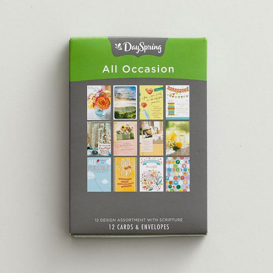 Picture of All Occasion - Blessings Boxed Cards Assorted  (Box 12)