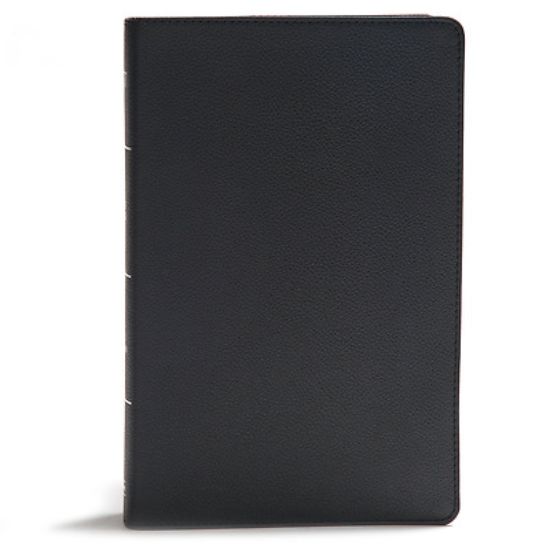 Picture of KJV Giant Print Reference Bible, Black Genuine Leather