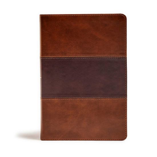 Picture of KJV Giant Print Reference Bible, Saddle Brown Leathertouch