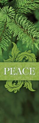 Picture of Together for the Holidays Peace 2' x 6' Banner