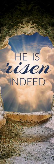 Picture of Risen Open Tomb 2' x 6' Banner