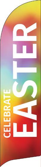 Picture of Celebrate Easter Multicolor Flag Banner
