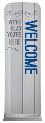 Picture of Welcome Painted Wood Sleeve Banner