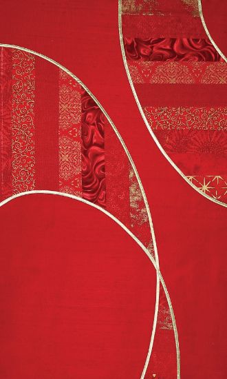 Picture of Helix Red Dupioni Pulpit Parament