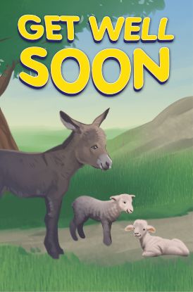 Picture of Bible Story Basics Get Well Postcard (Pkg of 25)