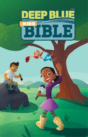 Picture of CEB Deep Blue Kids Bible Wilderness Trail Hardcover