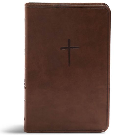Picture of KJV Compact Bible, Brown Leathertouch, Value Edition