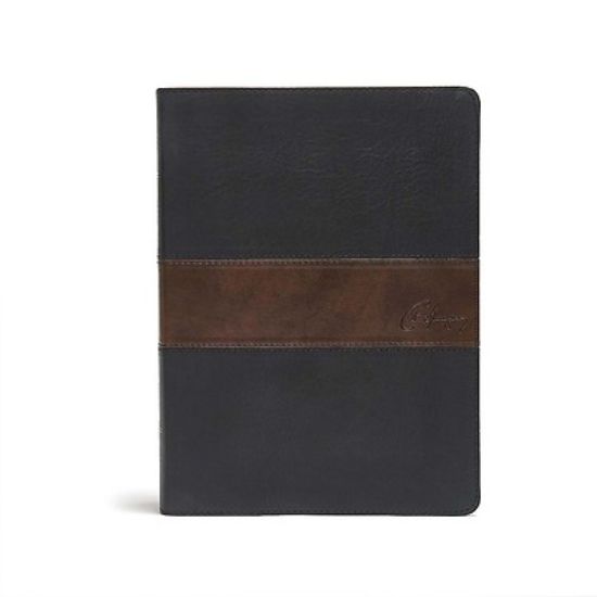 Picture of CSB Spurgeon Study Bible, Black/Brown Leathertouch(r)