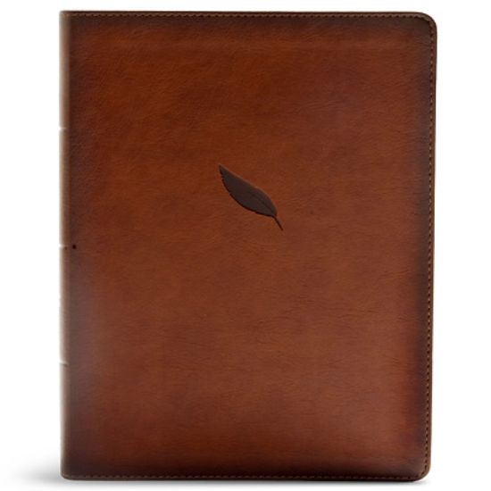 Picture of CSB Legacy Notetaking Bible, Tan Leathertouch