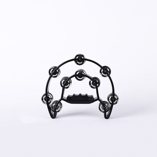 Picture of Double Moon Double Row Tambourine - Black