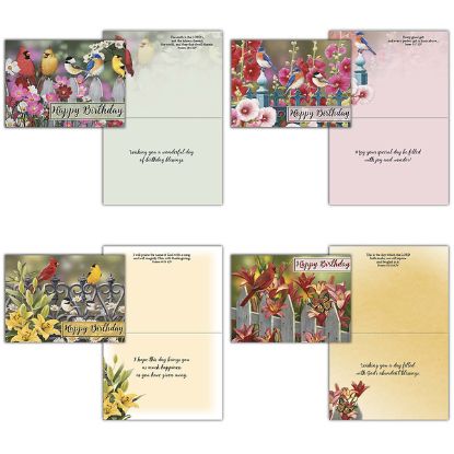 Picture of Birds Birthday Boxed Cards - Box of 12