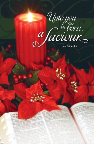 Picture of Unto You is Born a Saviour Christmas Regular Size Bulletin