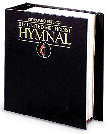 Picture of United Methodist Keyboard Navy Blue Hymnal Binder