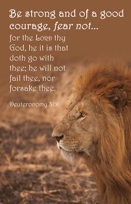 Picture of Good Courage Worship Bulletin PKG 100