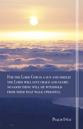 Picture of For the Lord is Sun and Shield Worship Bulletin PKG 100