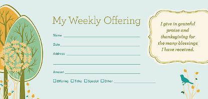 Picture of My Regular Church Offering - Pack of 52