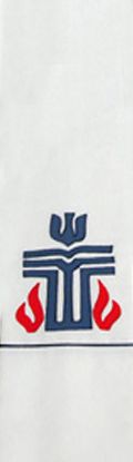 Picture of Presbyterian Logo White Stole