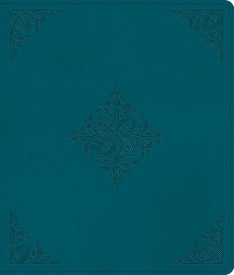 Picture of ESV Journaling Bible (Trutone, Deep Teal, Fleur-De-Lis Design)